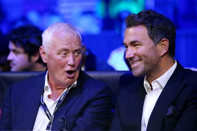 Barry (L) and Eddie (R) Hearn
