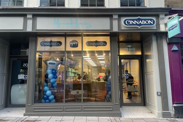 Cinnabon Leeds, located on Commerical Street in the city centre, is among the sites to have permanently shut up shop.