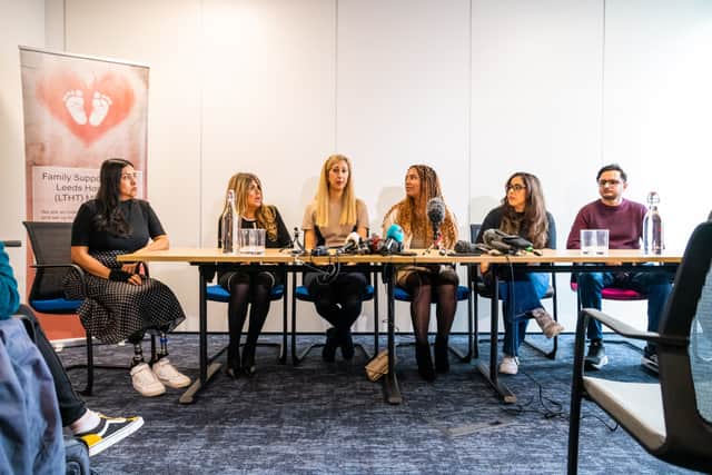 Bereaved families previously spoke out during a media conference held at Irwin Mitchell law firm, Wellington Place.