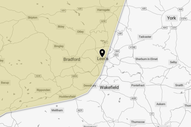 Leeds under yellow alert as downpours forecast across UK