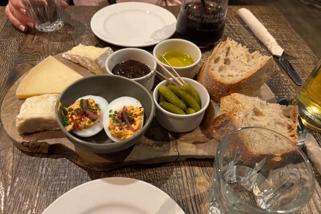 “The olive tapenade, meanwhile, was punchy and pleasing, if slightly overshadowed by the hot dishes served alongside it.”