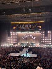 Tom Grennan performing at Leeds First Direct Arena on Thursday night.