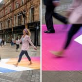 Leeds pedestrian ‘fast lane’ being trialled on busy city street to help commuters “reclaim their time”.