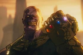A zombified Thanos in Marvel Zombies