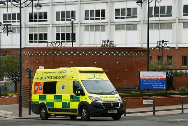 Two men were taken to hospital with serious injuries.