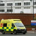 Two men were taken to hospital with serious injuries.