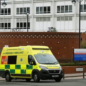 Two men were taken to hospital with serious injuries.