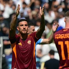 Roma's Lorenzo Pellegrini has been linked with Leeds United.