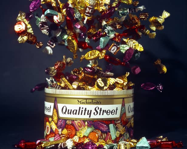 The contents of a Quality Street tin have changed considerably over the years