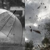 Yorkshire Met Office forecast shows rain and strong winds as Hurricane Humberto to influence UK weather.