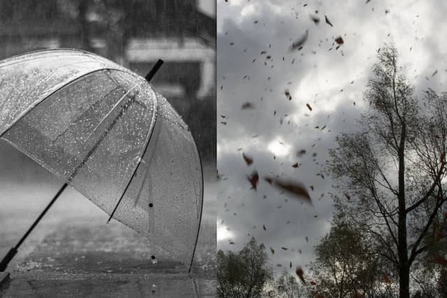 Yorkshire Met Office forecast shows rain and strong winds as Hurricane Humberto to influence UK weather.