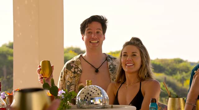 Love is Blind season 9 couple Megan and Jordan. Photo by Netflix.