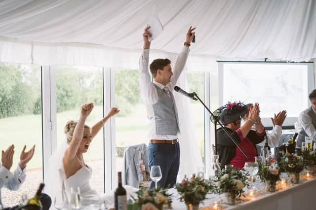After beating cancer, Ross married his partner Jen