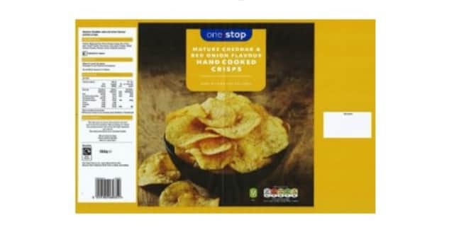 One Stop recalls crisps due to undeclared ingredient