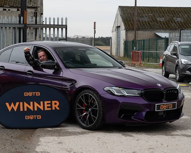 Robert Mason had spent around £3 on tickets - and bagged himself a £60,000 car