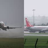 Leeds Bradford Airport flights cancelled as Storm Amy batters West Yorkshire.