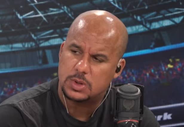 Former Aston Villa striker Gabby Agbonlahor. Picture: talkSPORT/ Youtube