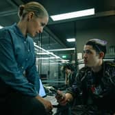 Ruth Bradley and Christopher Chung in Slow Horses season 5
