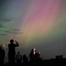 The Northern Lights as seen over Whitley Bay, in England's North East, last year