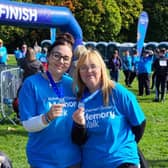 Chloe first completed the Memory Walk alongside her mum last year