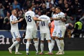 WHITES WORRY: Despite encouragement with new Leeds United no 9 Dominic Calvert-Lewin, second right.