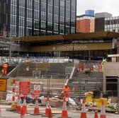 The £46.1 million scheme, to significantly improve the main entrance of Leeds City Station, is now set to be completed by the Spring of 2026.