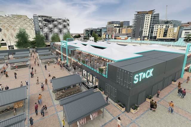 The plans for Stack at Kirkgate Market in Leeds are awaiting planning and licensing approval.