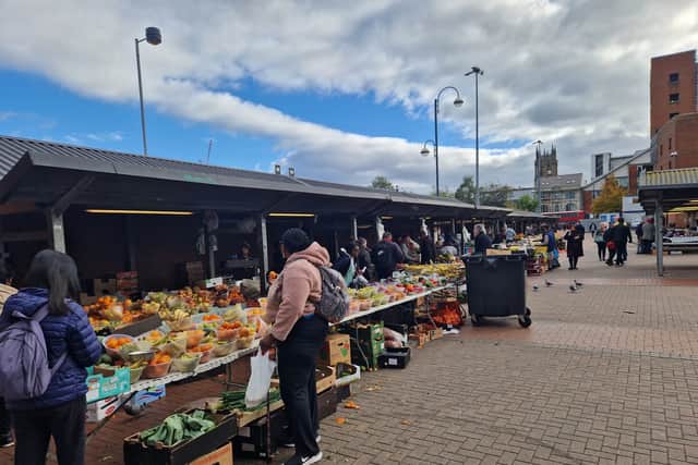 The outdoor market currently has room for a total of 185 stalls, with around 85 of those being filled on its busiest days.