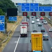Essential resurfacing is taking place on a stretch of the M62 westbound in West Yorkshire.