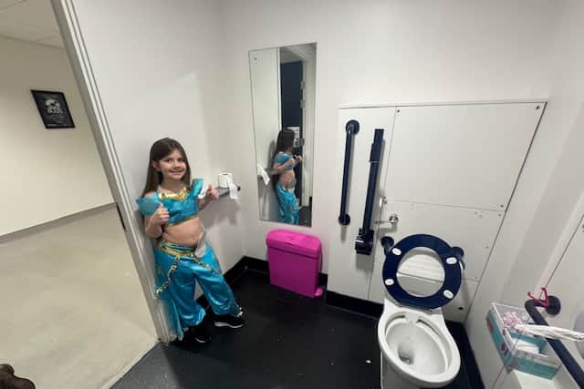 After working with Colostomy UK, the Leeds First Direct Bank Arena toilets have a seal of approval from Katie