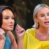 Married at First Sight UK isn't on at 9pm tonight for the second week running - here's the time it is on tonight. Pictured are brides Rebecca and Leah. Photo by Channel 4.