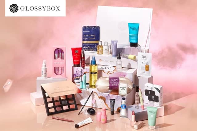 Glossy Box calendars are among the prizes