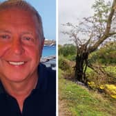 David Barral died when his Aston Martin collided with a tree near Wetherby.