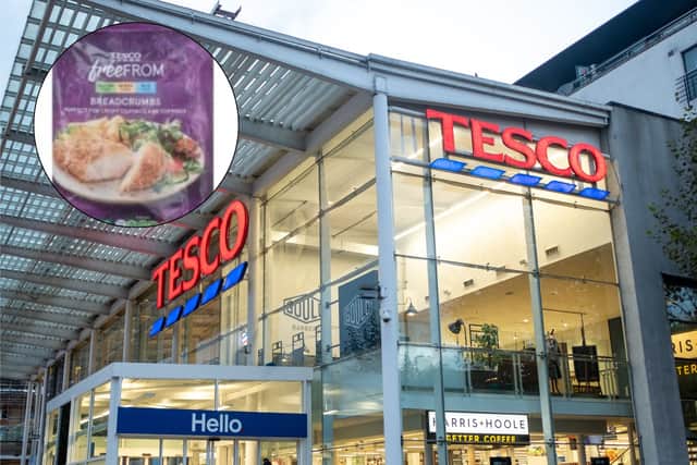 Tesco is recalling all batches of Tesco Free From Breadcrumbs because of undeclared wheat