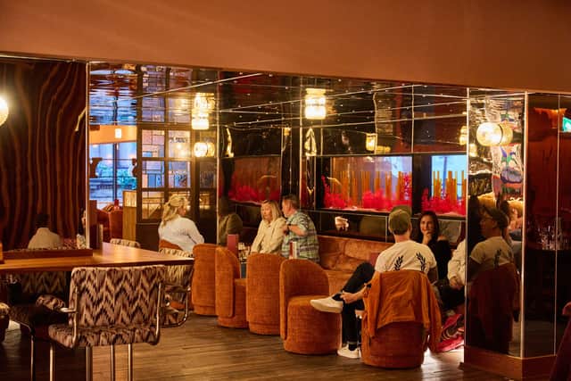The fish tank at Cosy Club is a major new feature of the refurbishment.