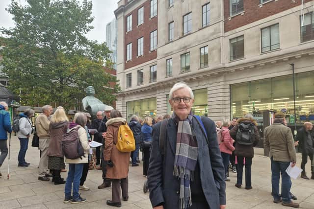 Geoff Tranter, the chair of the Anglo-German Society in Dortmund had organised the group trip to Leeds.