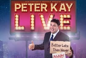 Peter Kay has two dates with Glasgow.