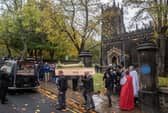 Dickie Bird's funeral
