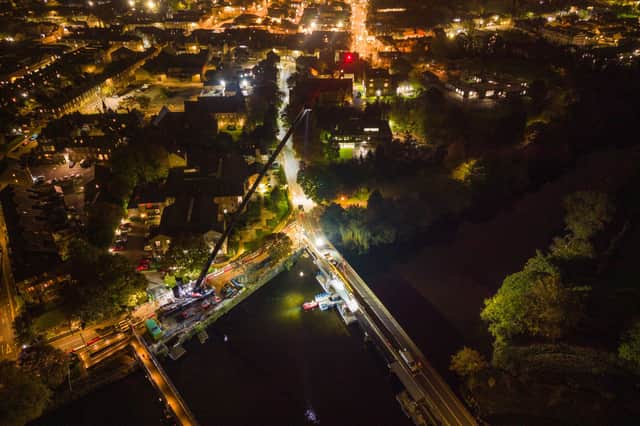 New night-time lane closures on Otley Bridge are set to last for up to two weeks.