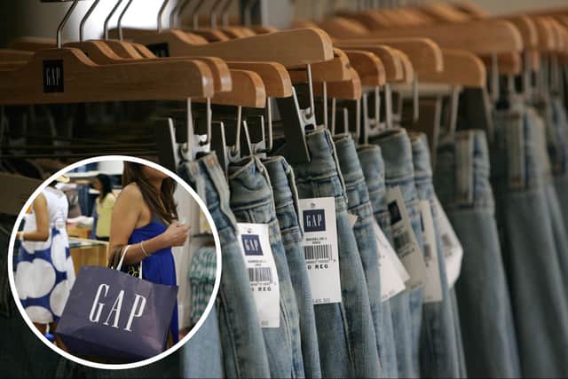 GAP is returning to the UK high street after four years, with three London stores opening before Christmas (Photos: Getty Images)