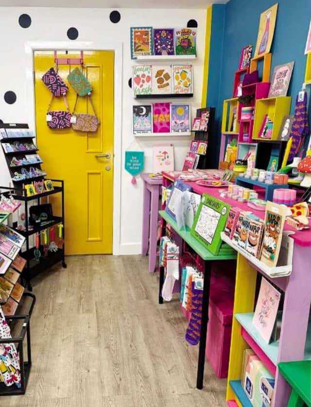 The Silly Loaf outlet is filled with bright, cheering objects