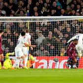 PRAISE: For Leeds United's Brenden Aaronson and his response to critics, the American pictured firing the Whites ahead in the third minute of Friday night's 2-1 win against West Ham.