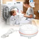 Powered by USB, the washing machine can clean anything from towels to teapots