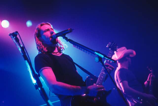 Nickelback: Chad Kroeger, Ryan Peake, Botanique, Brussels, Belgium, 10th March 2002.