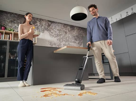 The Hoover HW3 is ideal for mopping up spills, because it's always ready to use