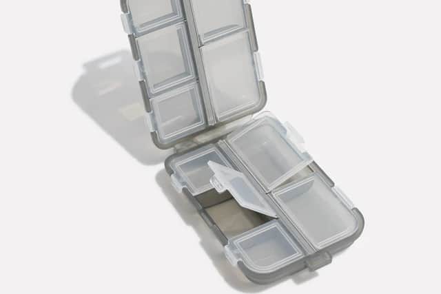 The Pocket Pharmacy Organiser keeps travel medications neatly sorted and easy to find – ideal for longer trips or cruises.