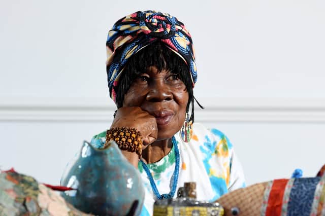 Helen France MBE's new exhibition celebrates Aunt Dolly's legacy and Caribbean culture at the Shine Community & Business Hub in Harehills (Credit: Simon Hulme)