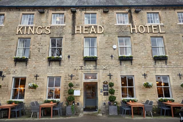 The King’s Head Hotel overlooks the market square in Masham, making it a standout spot for a scenic stay in the Yorkshire Dales