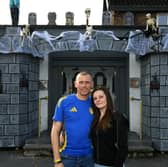 Gina Saint and Paul Corbett from the Butterbowl in Farnley.