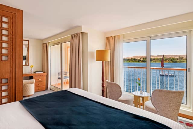 One of the AmaLilia suites with twin balcony